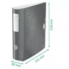 Leitz Archivo Active PP WOW A4/80mm, A4, anilla D, almacenamiento, polyfoam, blanco, 500 hojas