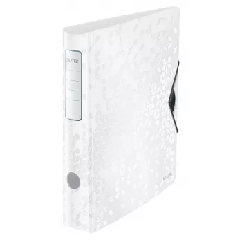 Leitz Archivo de palanca Active PP WOW A4/65 mm, A4, anilla D, almacenamiento, polyfoam, blanco, 350 hojas