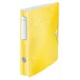 Leitz Archivo de palanca Active PP WOW A4/65mm, A4, anilla D, almacenamiento, polyfoam, amarillo, 350 hojas
