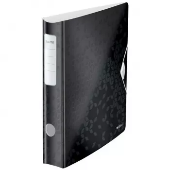 Leitz Archivo Active PP WOW A4/65mm, A4, polyfoam, negro, 350 hojas, 80 g/m², 6,5 cm
