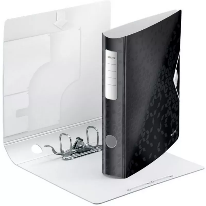 Leitz Archivo Active PP WOW A4/65mm, A4, polyfoam, negro, 350 hojas, 80 g/m², 6,5 cm
