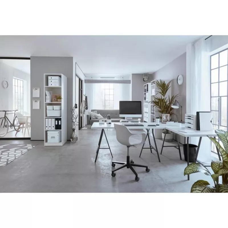 Leitz Archivo Active PP WOW A4/65mm, A4, polyfoam, negro, 350 hojas, 80 g/m², 6,5 cm
