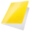 Leitz Carpeta plana de cartón WOW A4, carpeta convencional, A4, cartón, amarillo, vertical, 250 hojas