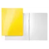 Leitz Carpeta plana de cartón WOW A4, carpeta convencional, A4, cartón, amarillo, vertical, 250 hojas