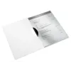 Leitz Carpeta transparente ColorClip WOW A4 PP, carpeta de presentación, A4, polipropileno (PP), blanco, 30 hojas, 80 g/m²