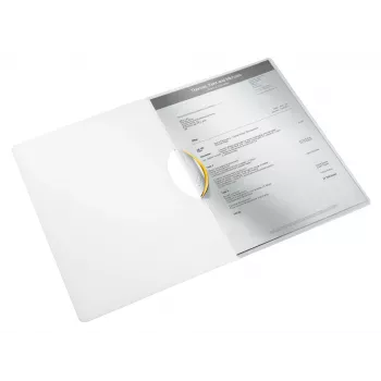Leitz Carpeta con solapa ColorClip WOW A4 PP, carpeta de presentación, A4, polipropileno (PP), amarillo, 30 hojas, 80 g/m²