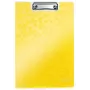 Leitz Tabla de sujeción con tapa WOW, A4, polyfoam, amarillo, 75 hojas, 1 bolsillo, 230 mm