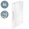 Leitz Archivador de anillas WOW PP A4 2RR/25mm, A4, anilla redonda, polipropileno (PP), blanco, 190 hojas, 80 g/m²