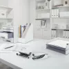 Leitz Archivador de anillas WOW PP A4 2RR/25mm, A4, anilla redonda, polipropileno (PP), blanco, 190 hojas, 80 g/m²