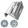 Leitz Carpeta de proyecto WOW PP, carpeta ampliable, A4, polipropileno (PP), blanco, horizontal, 250 hojas
