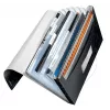 Leitz Carpeta de proyecto WOW PP, carpeta de solapa, A4, polipropileno (PP), negro, horizontal/vertical, 250 hojas