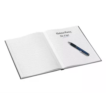 Leitz Cuaderno WOW A5 rayado con tapa dura 90g/80 hojas, estampado, negro, A5, 80 hojas, 80 g/m², papel rayado