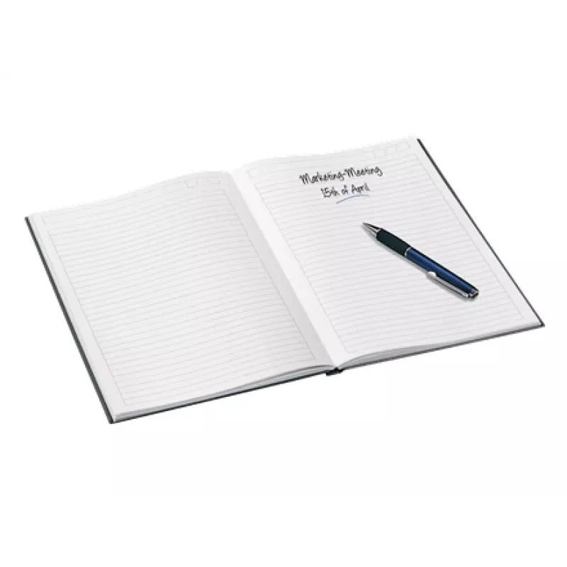 Leitz Cuaderno WOW A5 rayado con tapa dura 90g/80 hojas, estampado, negro, A5, 80 hojas, 80 g/m², papel rayado