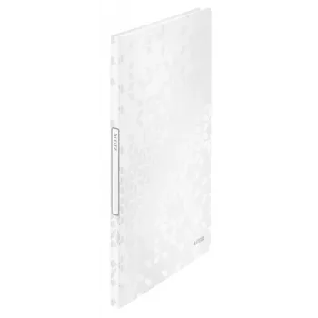 Leitz WOW Libro de fundas PP 20 fundas, blanco, policloruro de vinilo (PVC), 20 fundas, A4, 231 mm, 13 mm