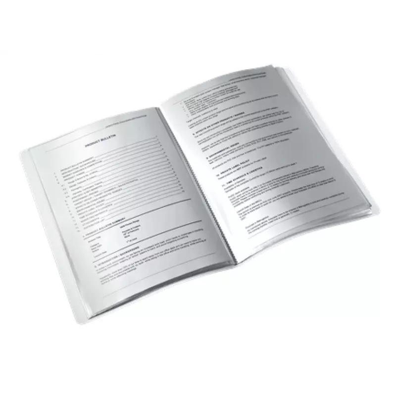 Leitz Libro de fundas WOW PP 40 fundas, blanco, polipropileno (PP), 40 fundas, A4, 231 mm, 16 mm