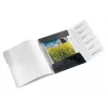 Leitz Carpeta de separadores WOW PP 6 pestañas, archivador convencional, A4, polipropileno (PP), negro, brillante, 200 hojas