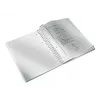 Leitz cuaderno WOW A4 cuadriculado, encuadernación Wire-O con cubierta de PP, estampado, negro, A4, 80 hojas, 80 g/m², papel cuadriculado