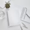 Leitz cuaderno WOW A5 rayado, encuadernación en espiral con cubierta de PP, monocromático, blanco, A5, 80 hojas, 80 g/m², papel rayado