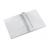 Leitz cuaderno WOW A5 rayado, encuadernación en espiral con cubierta de PP, monocromático, blanco, A5, 80 hojas, 80 g/m², papel rayado