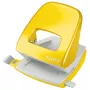 Leitz perforadora NeXXt WOW 5008 metal 2 taladros / 30 hojas, 30 hojas, amarillo, metal, 8 cm, 5,5 mm, A4, A5, A6, folio, cuartilla US, 8 x 8 x 8 cm