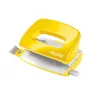 Leitz perforadora NeXXt WOW Mini 2 taladros / 10 hojas, 10 hojas, amarillo, plástico, 8 cm, 5,5 mm, A4, A5, A6, folio, cuartilla US, 8 x 8 x 8 cm