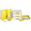 Leitz bandeja de documentos WOW, plástico, amarillo, A4, 242 x 330 x 60 mm, 255 mm, 70 mm