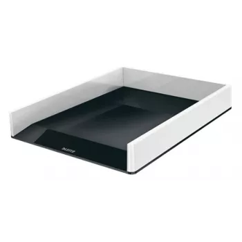 Leitz bandeja de documentos WOW Dual Colour, plástico, negro, blanco, A4, A4, 267 mm, 336 mm