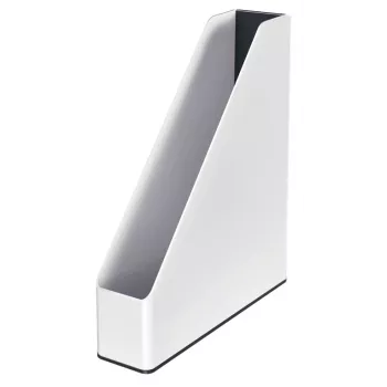 Leitz archivador de revistas WOW Dual Colour, blanco, plástico, A4, 73 mm, 318 mm, 272 mm