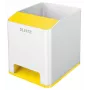 Leitz portalápices Sound WOW, blanco, amarillo, poliestireno, 90 mm, 101 mm, 100 mm, 140 g