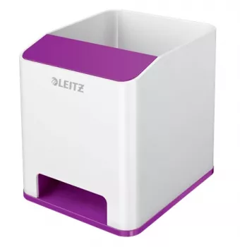 Leitz portalápices Sound WOW, lila, poliestireno (PS), 90 mm, 101 mm, 100 mm, 140 g