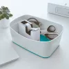 Leitz dispensador de cinta adhesiva WOW, 1,9 cm, 33 m, poliestireno (PS), azul claro, blanco, 51 mm, 126 mm