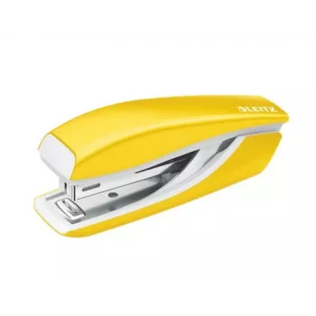 Leitz minigrapadora NeXXt WOW metal, 10 hojas, amarillo, P2, metal, plástico, 80 g/m², 3,5 cm