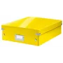 Leitz caja organizadora mediana Click & Store WOW, caja de almacenamiento, amarillo, rectangular, cartón, monocromático, interior