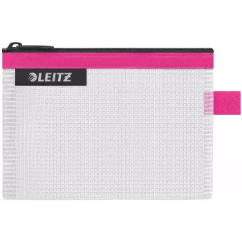 Leitz bolsa de viaje resistente al agua WOW Small, unisex, bolsa de accesorios, pequeña, cremallera, resistente al agua, rosa