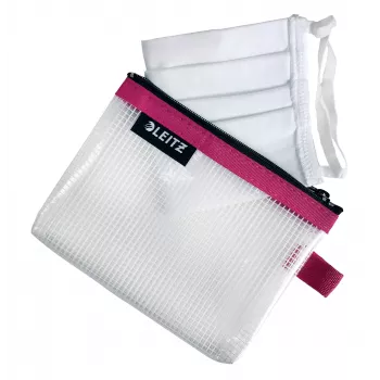 Leitz bolsa de viaje resistente al agua WOW Small, unisex, bolsa de accesorios, pequeña, cremallera, resistente al agua, rosa