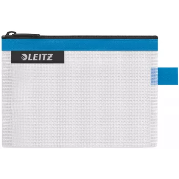 Leitz bolsa de viaje resistente al agua WOW Small, unisex, bolsa de accesorios, pequeña, cremallera, resistente al agua, azul