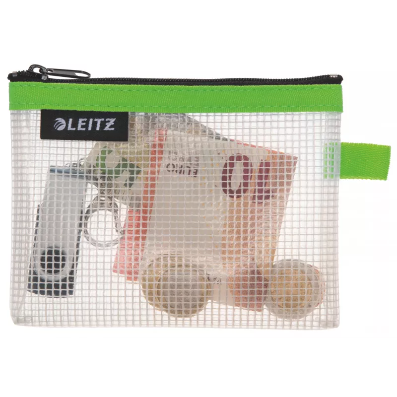 Leitz bolsa de viaje resistente al agua WOW Small, unisex, bolsa de accesorios, pequeña, cremallera, resistente al agua, verde