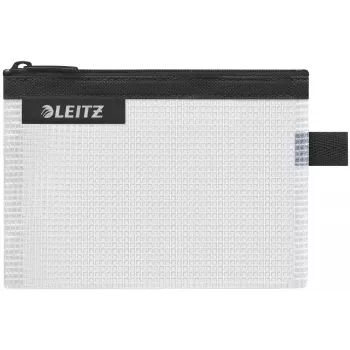 Leitz bolsa de viaje impermeable WOW Small, unisex, bolsa de accesorios, pequeña, cremallera, impermeable, negro