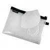 Leitz bolsa de viaje resistente al agua WOW Medium, unisex, bolsa de accesorios, mediana, cremallera, resistente al agua, negro
