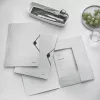Leitz Carpeta de 3 solapas WOW PP A4, carpeta de presentación, A4, polipropileno (PP), blanco, vertical, 150 hojas