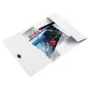 Leitz Carpeta de 3 solapas WOW PP A4, carpeta de presentación, A4, polipropileno (PP), blanco, vertical, 150 hojas