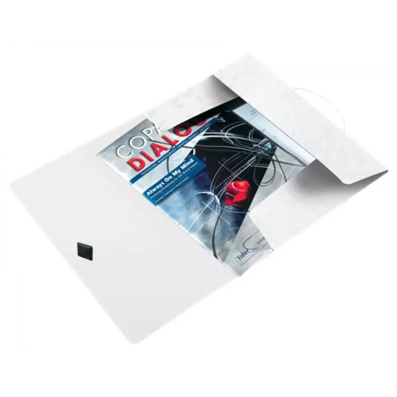 Leitz Carpeta de 3 solapas WOW PP A4, carpeta de presentación, A4, polipropileno (PP), blanco, vertical, 150 hojas