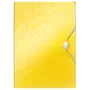 Leitz Carpeta de 3 solapas WOW PP A4, carpeta de presentación, A4, polipropileno (PP), amarillo, vertical, 150 hojas