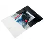 Leitz Carpeta de 3 solapas WOW PP A4, carpeta de solapas, A4, polipropileno (PP), negro, horizontal/vertical, 150 hojas