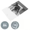 Leitz Carpeta de 3 solapas WOW PP A4, carpeta de solapas, A4, polipropileno (PP), negro, horizontal/vertical, 150 hojas