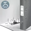 Leitz Archivo 180° WOW POB/laminado A4/50 mm, A4, anilla D, cartón, verde, 350 hojas, 285 mm