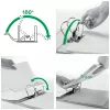 Leitz Archivo de palanca Active PP WOW A4/65 mm, A4, anilla D, almacenamiento, polyfoam, verde, 350 hojas