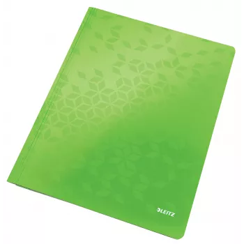 Leitz Carpeta plana cartón/cartulina WOW A4, carpeta convencional, A4, cartón, verde, vertical, 250 hojas