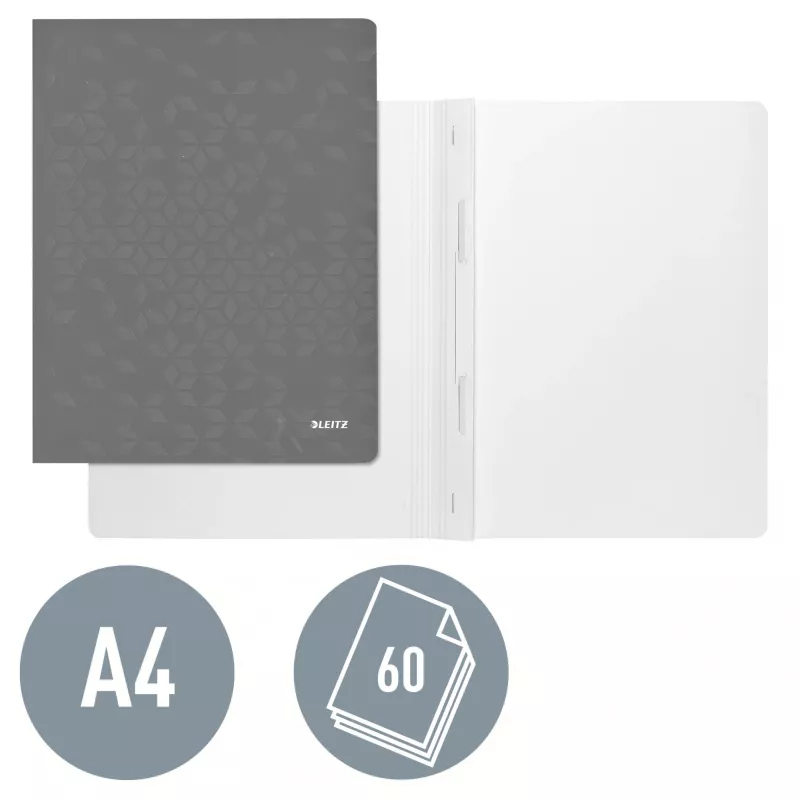 Leitz Carpeta plana cartón/cartulina WOW A4, carpeta convencional, A4, cartón, verde, vertical, 250 hojas