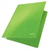 Leitz Carpeta de 3 solapas WOW cartón/POB A4, carpeta manila, A4, polipropileno (PP), verde, 250 hojas, 80 g/m²